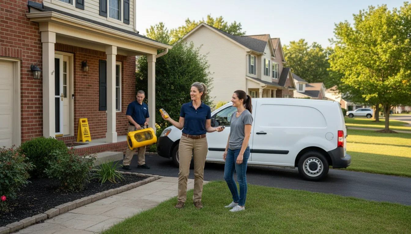 Water restoration image for Mildew Remediation in London, TX
